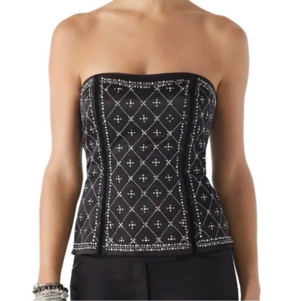 White House Black Market Studded Corset